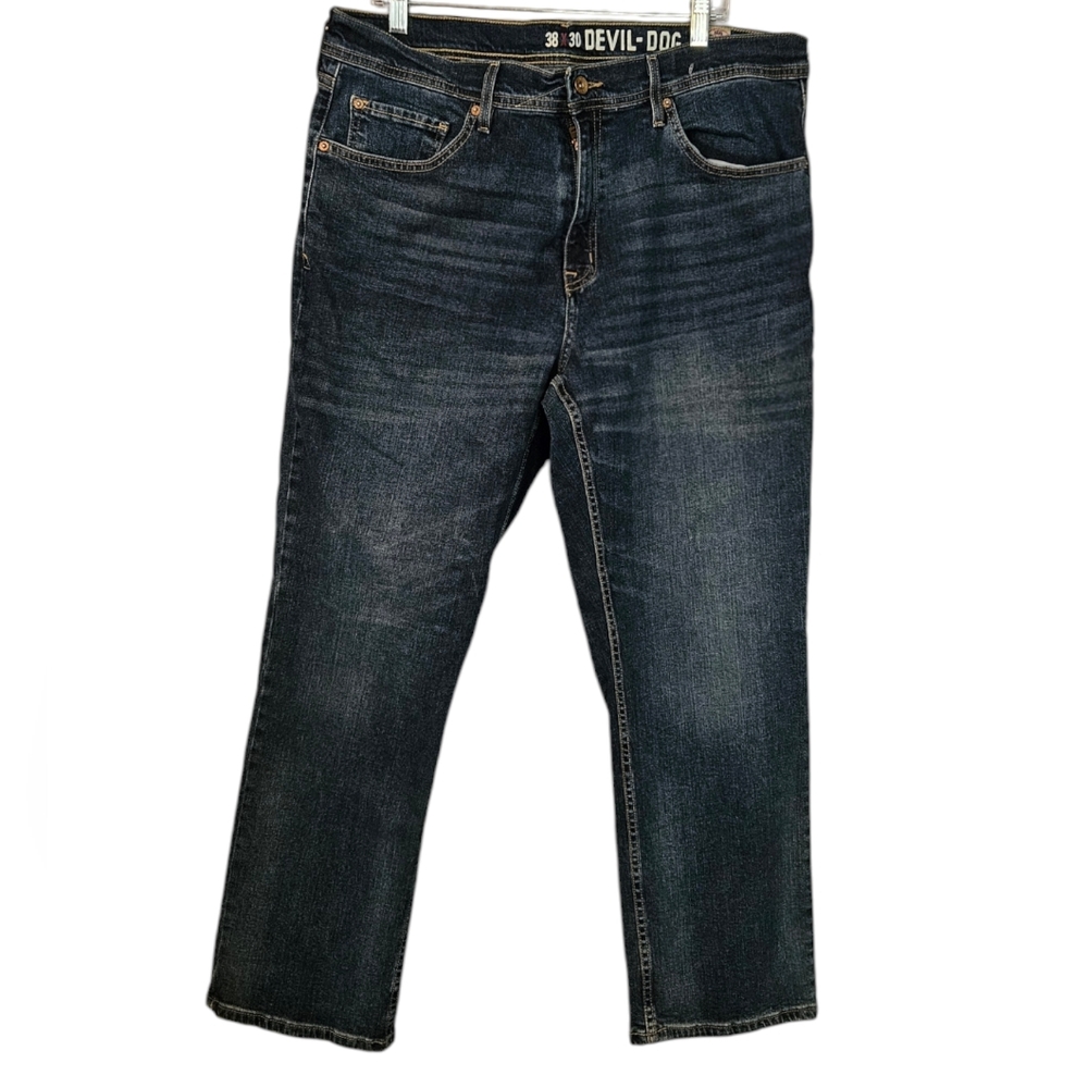 Devil Dog Dungaree Men’s Straight Denim Jeans Size 38X30
